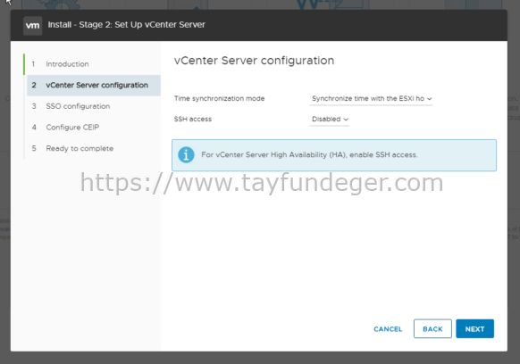 vCenter Server 7 Kurulumu