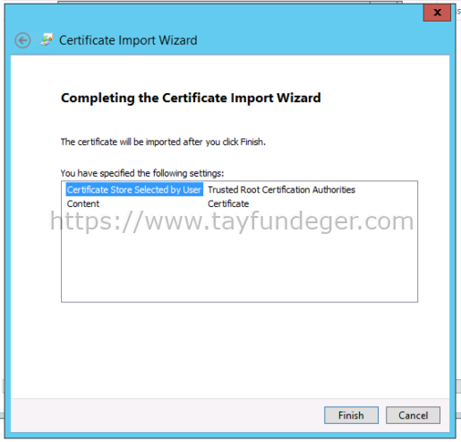 vCenter Certificate Import