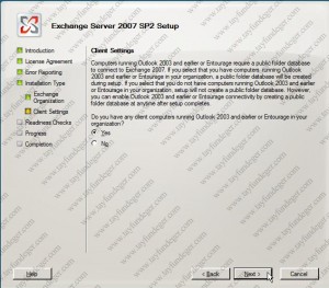 Exchange Server 2007 Client Settings