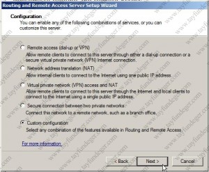 Routing And Remote Access Server Configuration