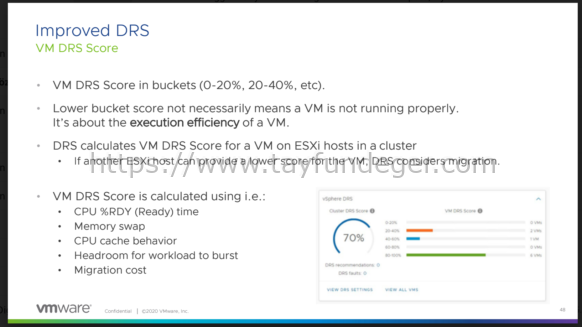 vSphere 7 DRS Yenilikleri