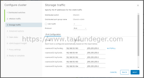 VSAN Stroage Traffic