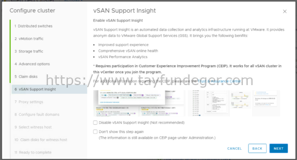 VSAN Support Insight