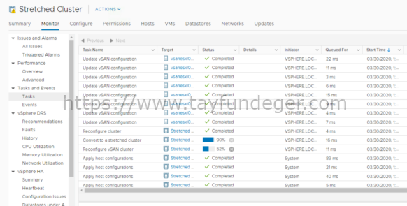 VSAN Task-Event