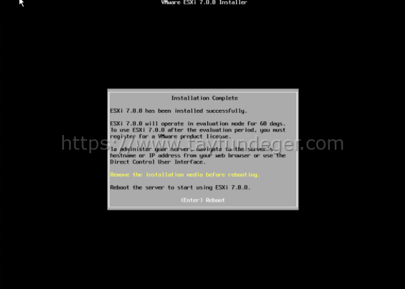 VMware vSphere ESXi 7 Kurulumu