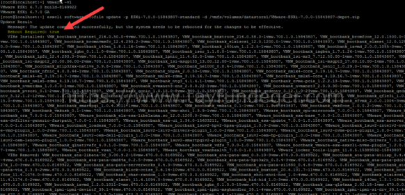 ESXi 6.7 to ESXi 7 Upgrade