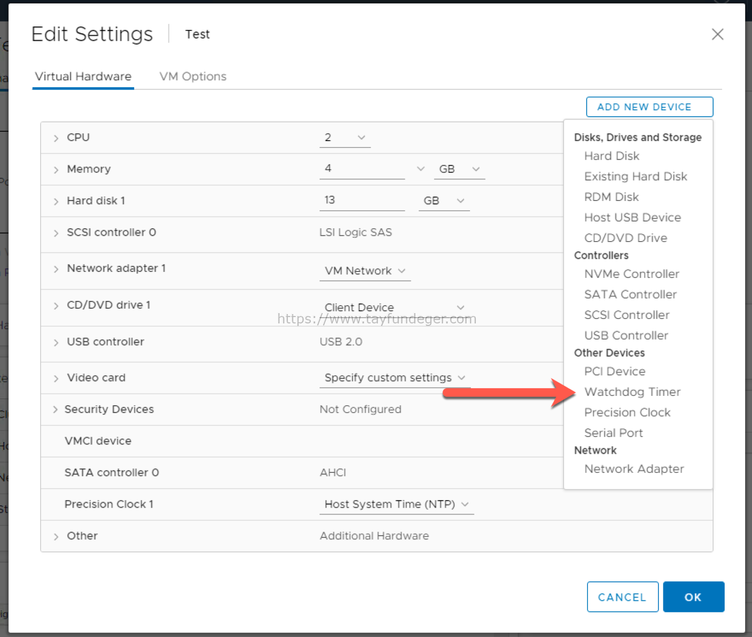 Vhd Timer Virtual Watchdog Timer Nedir? | VMware Virtualization Blog