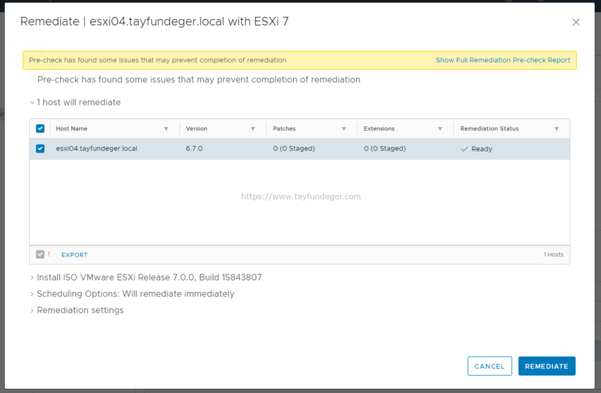 Lifecycle Manager ile ESXi Upgrade | VMware Virtualization Blog
