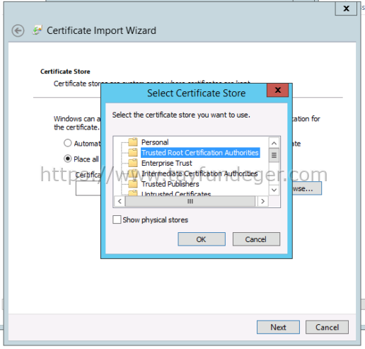 vCenter Certificate