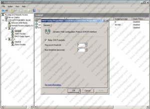 DHCP Relay Properties