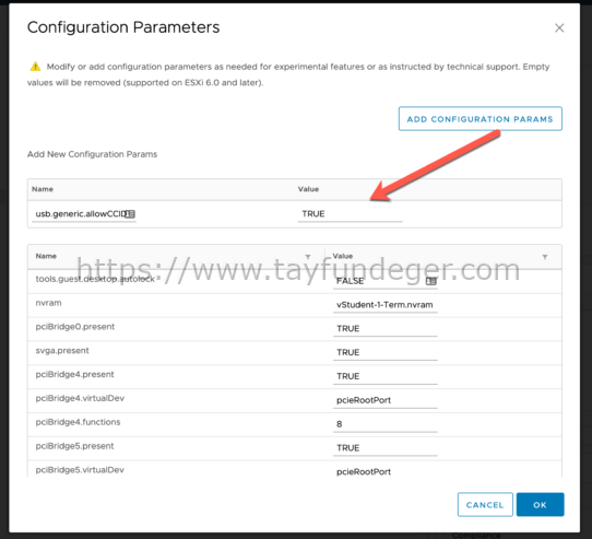 ESXi USB Sorunu