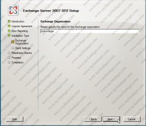 Exchange Server 2007 Organization