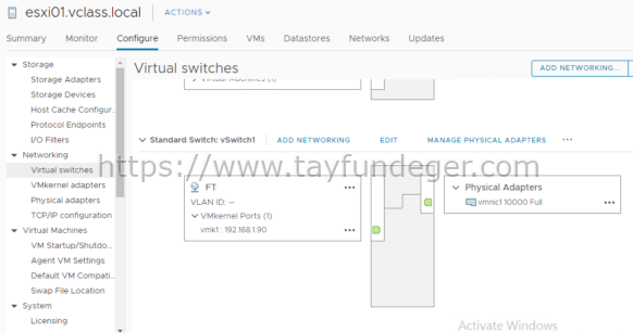 Fault Tolerance vSwitch