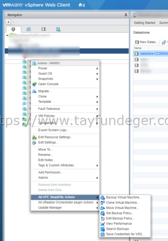 HPE SimpliVity VM Datastore Migration