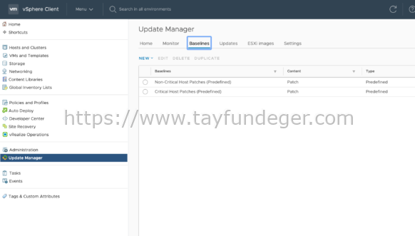 VMware Update Manager