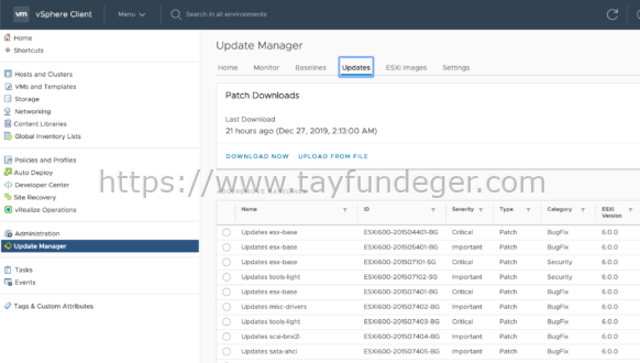 VMware Update Manager