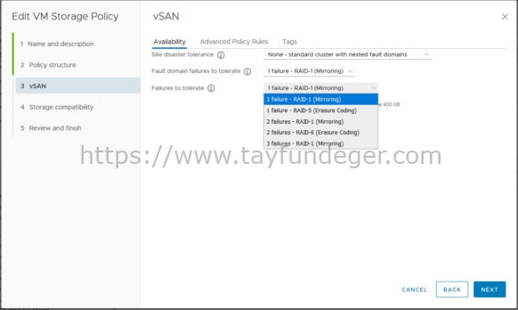 VSAN - RAID 6 Erasure Coding