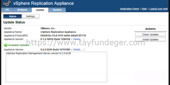 vSphere Replication Update